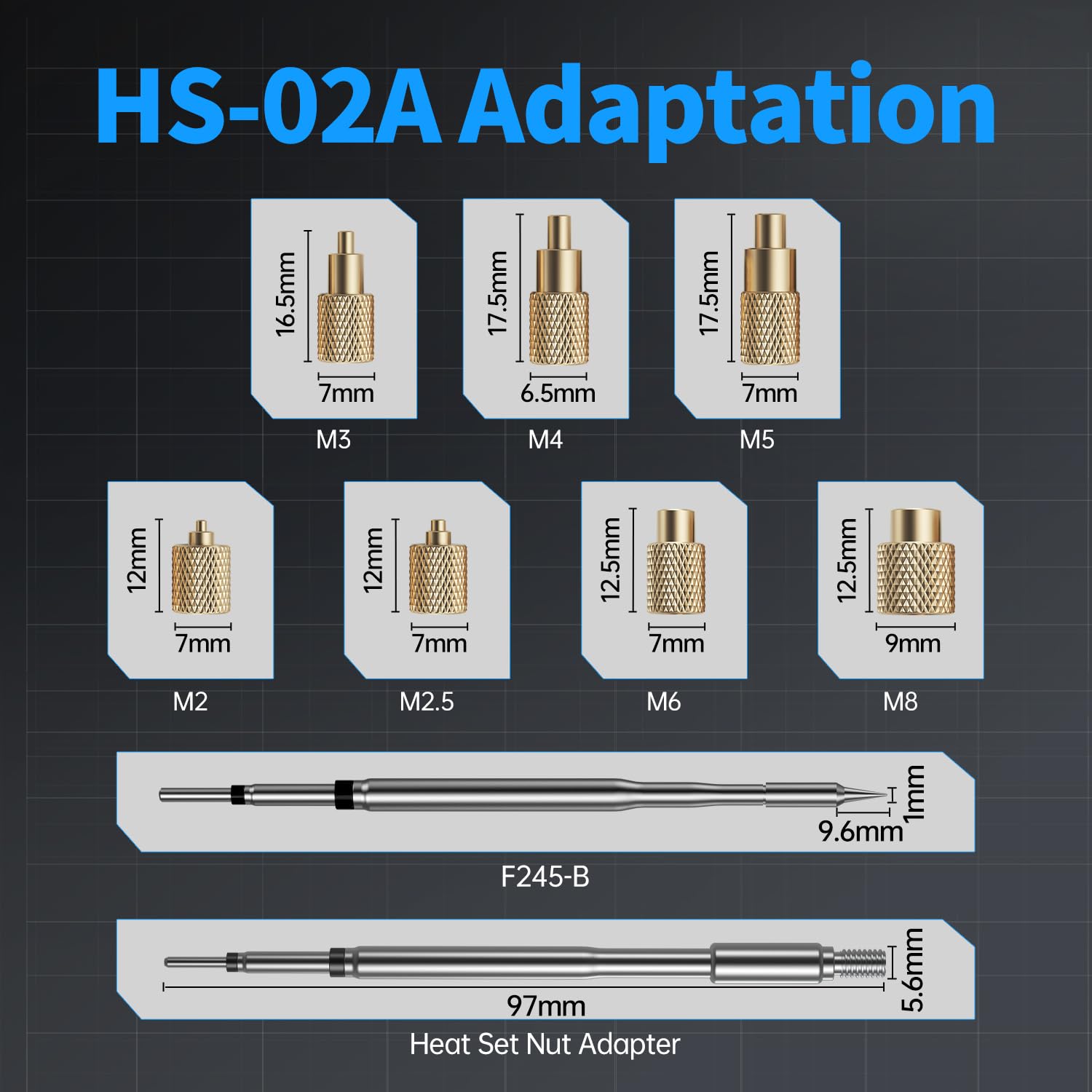 FNIRSI HS02 three preset temps for quick setup