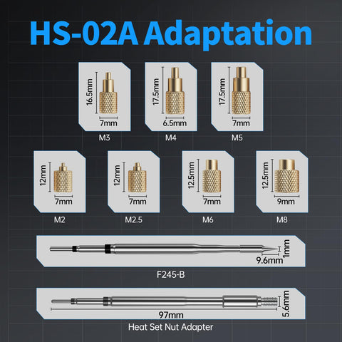 FNIRSI HS02 three preset temps for quick setup
