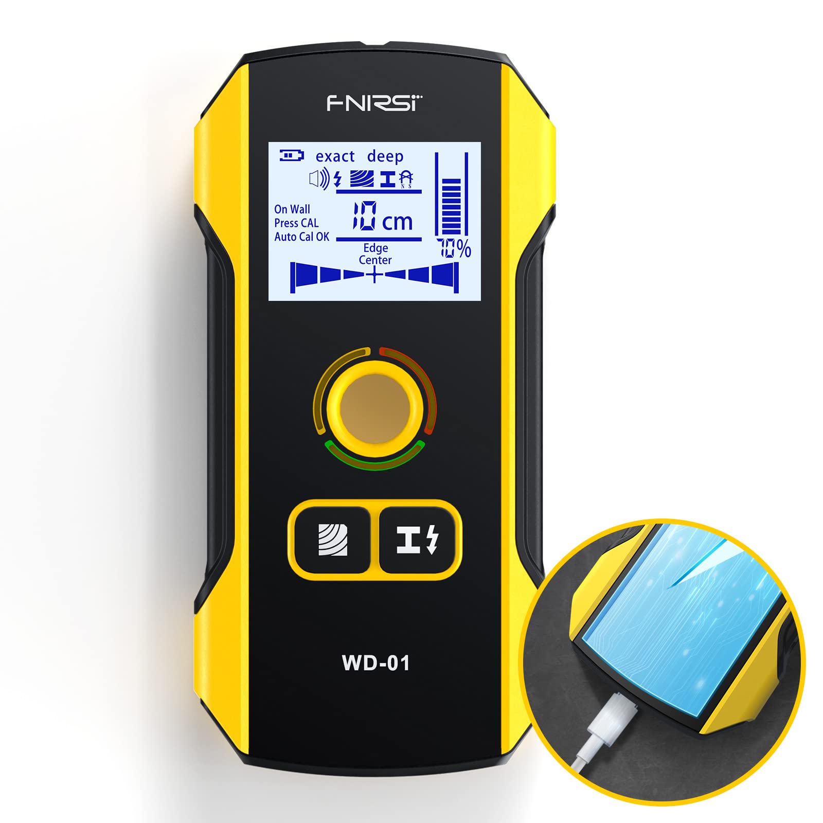 FNIRSI copper wire scan helps avoid hidden cables during drilling
