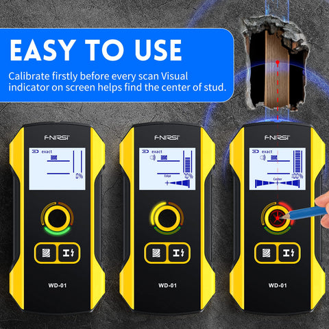 FNIRSI depth scan on metal detects centers up to 1.5 inches