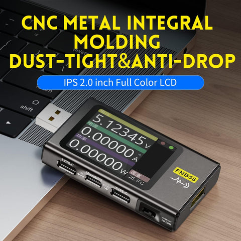 FNIRSI USB Tester startup time recording aids diagnostics