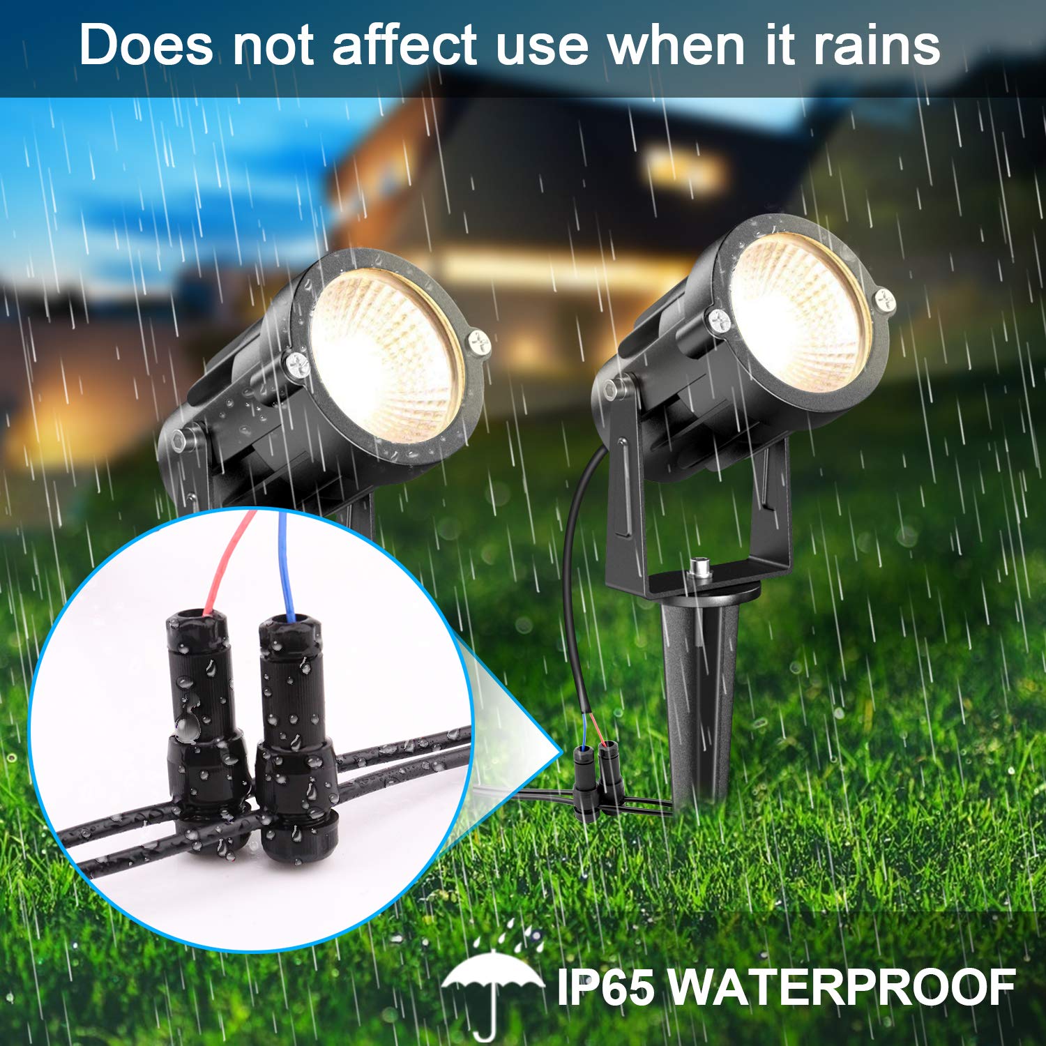 Fntek 14-20 gauge-compatible connector expands landscape lighting wiring options.