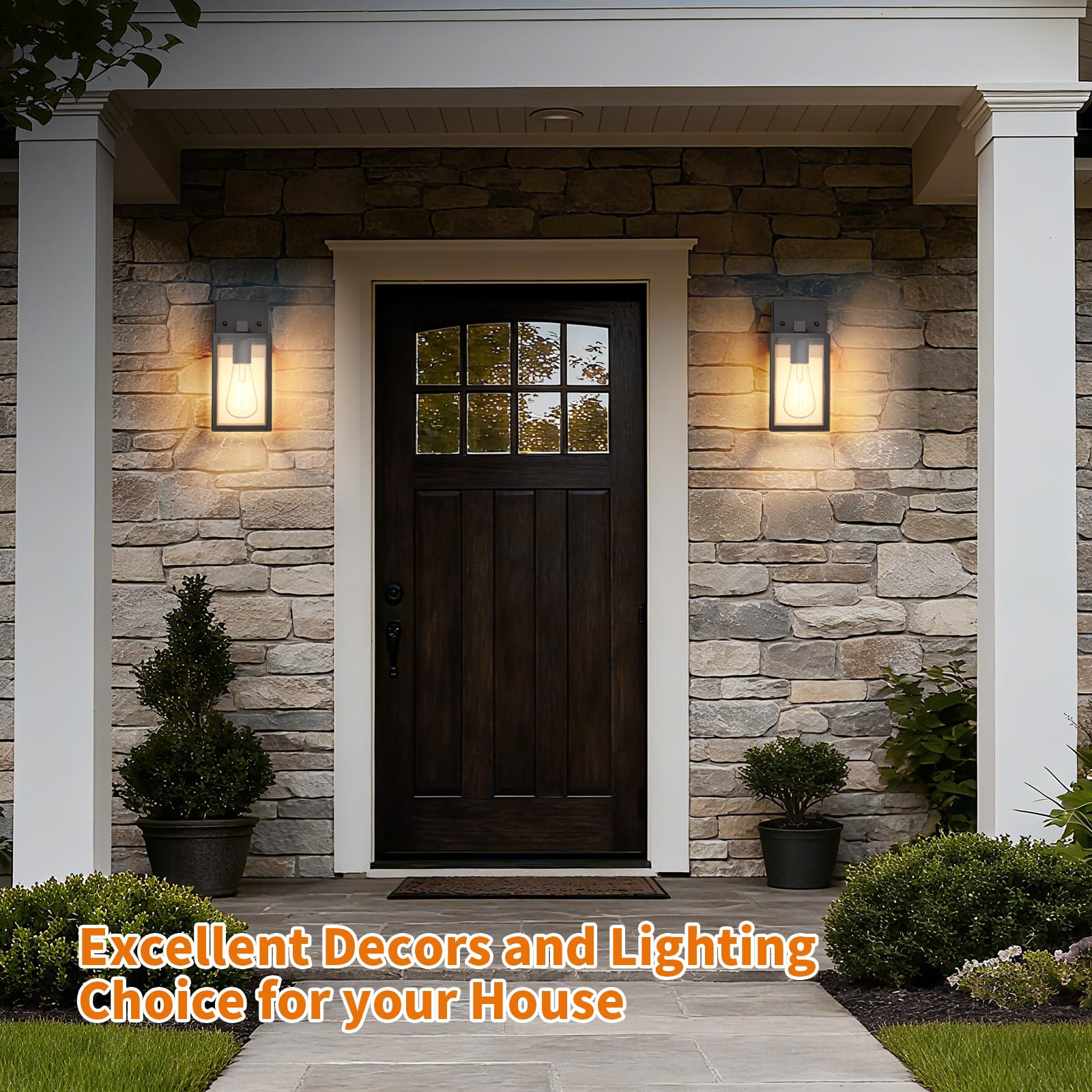 FNYUSLET die-cast aluminum lantern with open-base bulb replacement convenience.