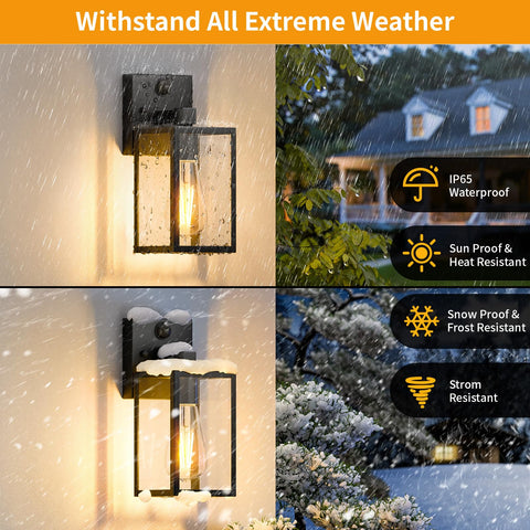 FNYUSLET E26-base compatible outdoor light allows custom bulb options.