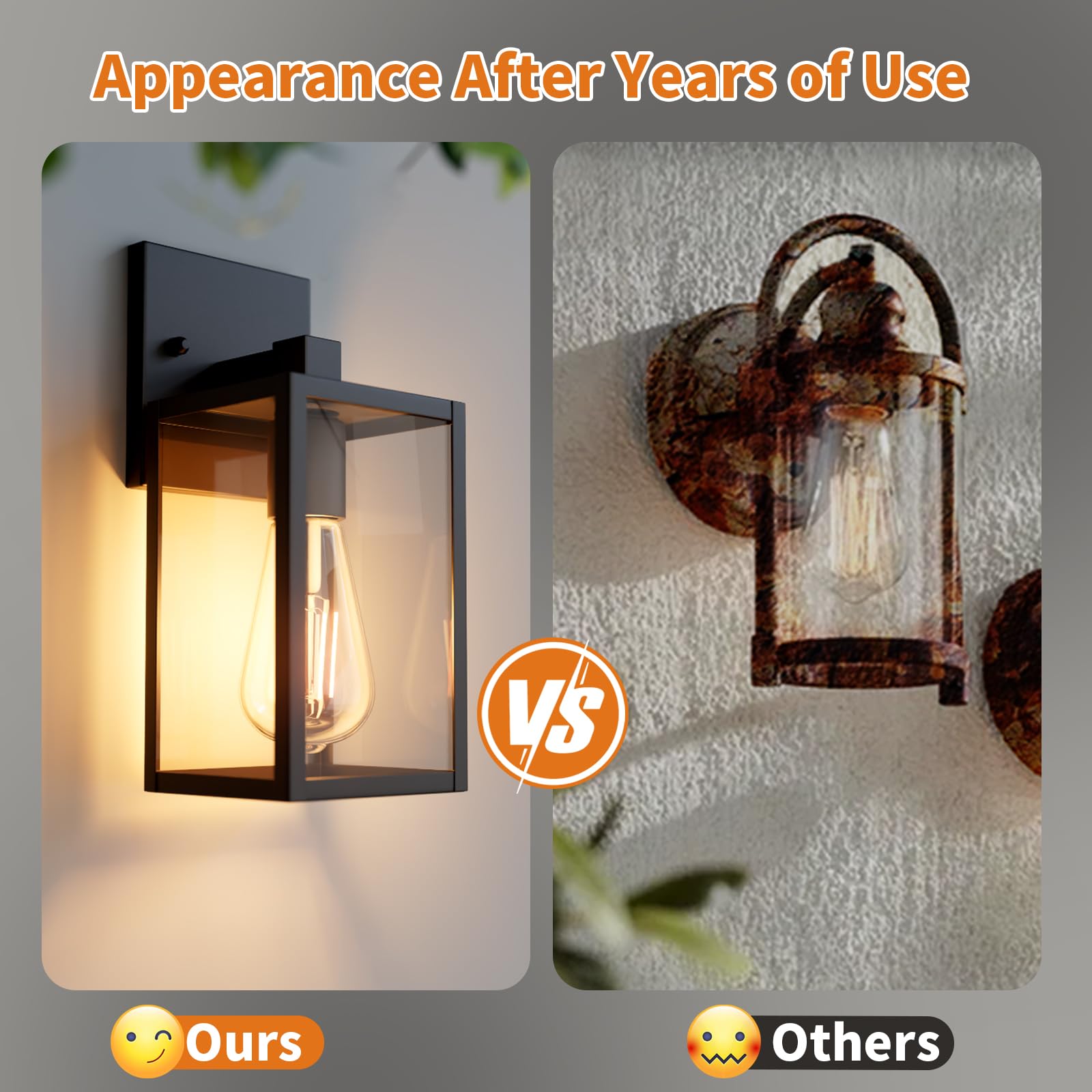 FNYUSLET tempered glass wall light showcases modern design and easy maintenance.