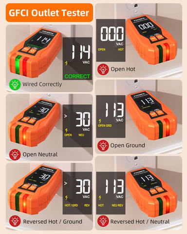 Focemta circuit breaker finder receiver aids precise circuit tracing on site