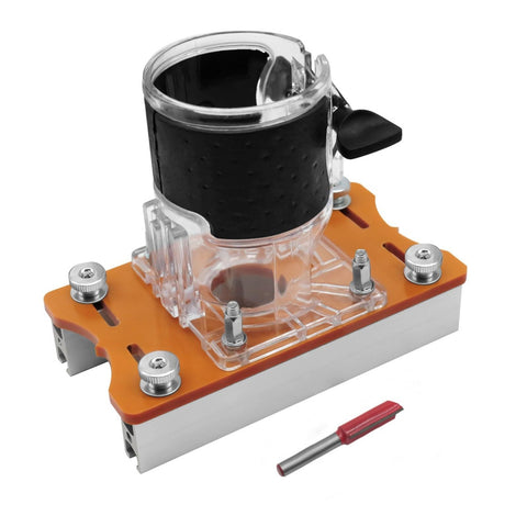 Fockety 2-in-1 slotting bracket with 65mm fit for precise router alignment.