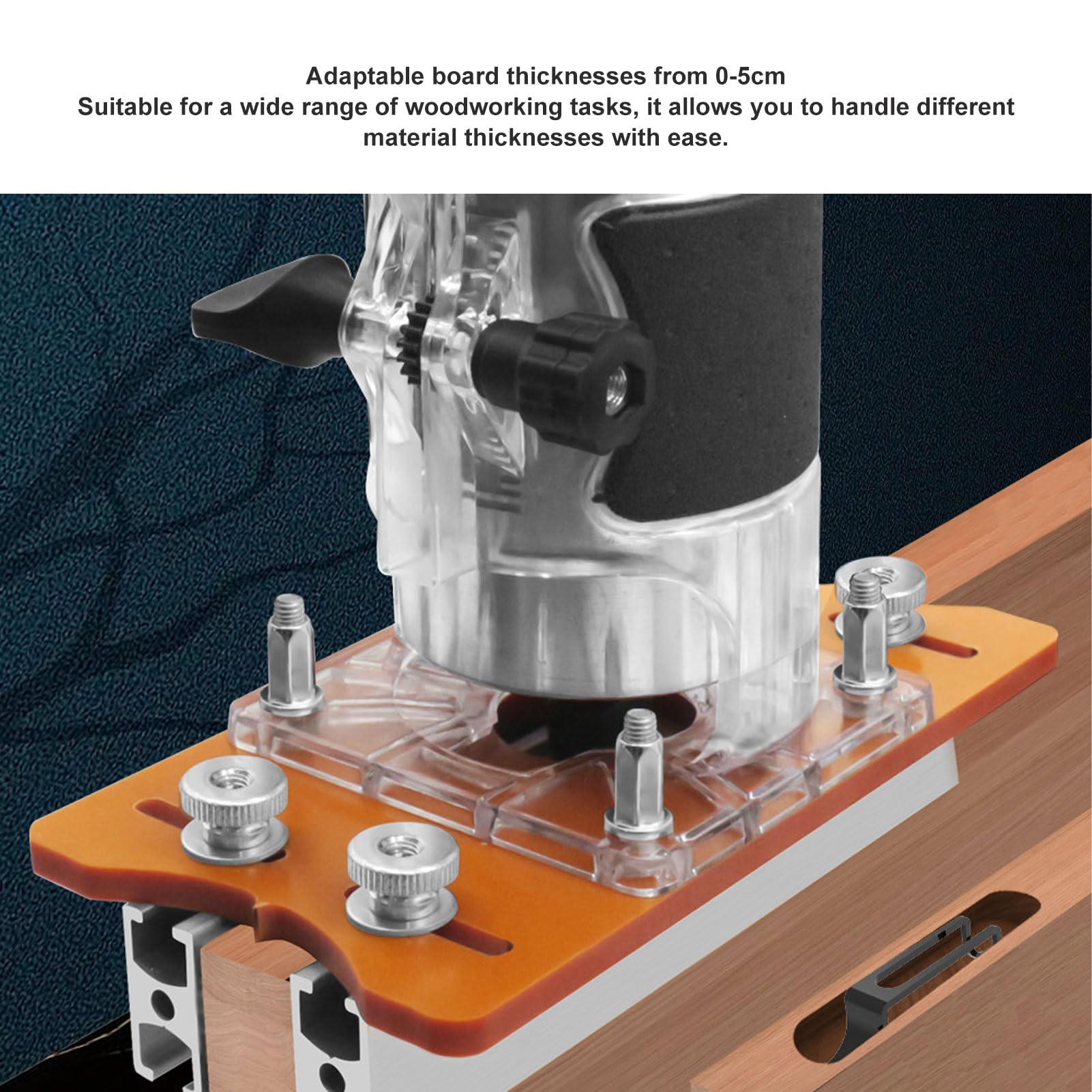 Fockety slotted base fastening bracket adds on-site versatility.