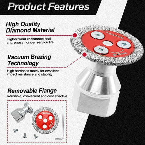 FOCSTOL diamond grit 40/50 for marble, granite, porcelain tasks