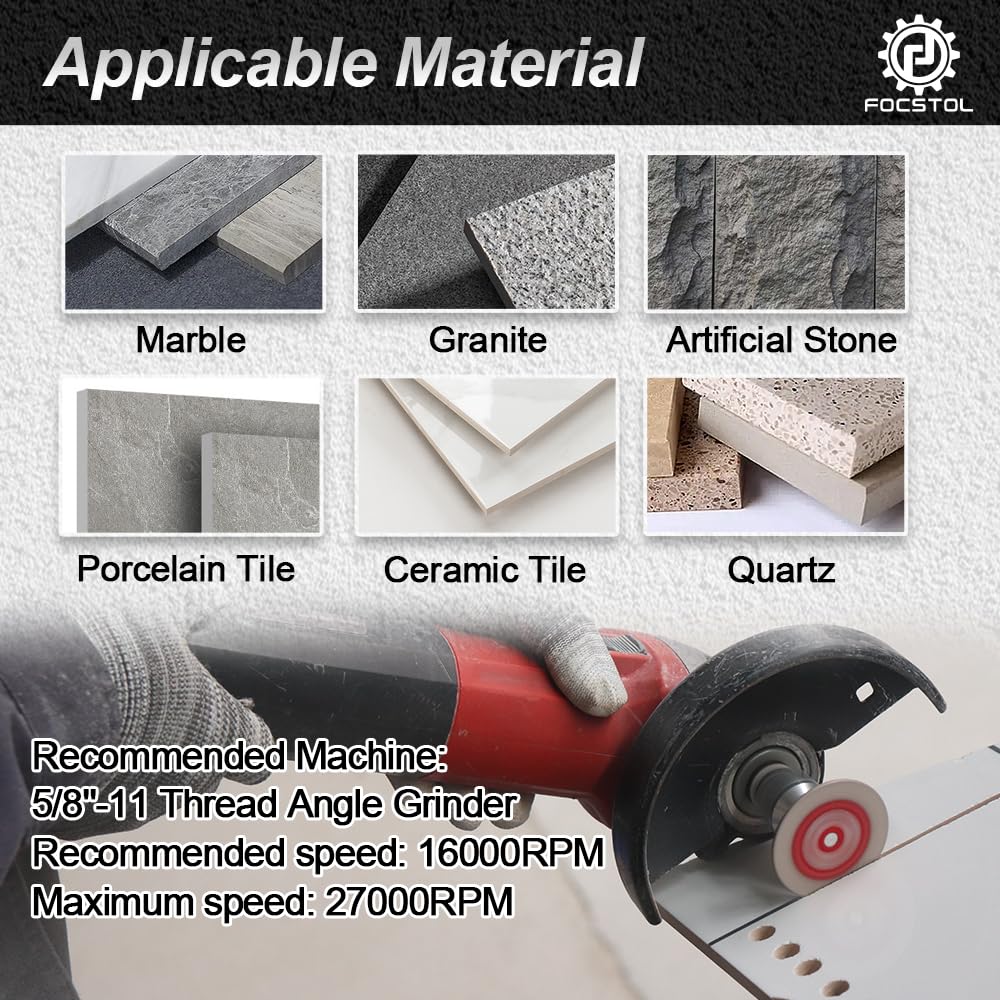 FOCSTOL diamond blade with 7mm height for durable cuts