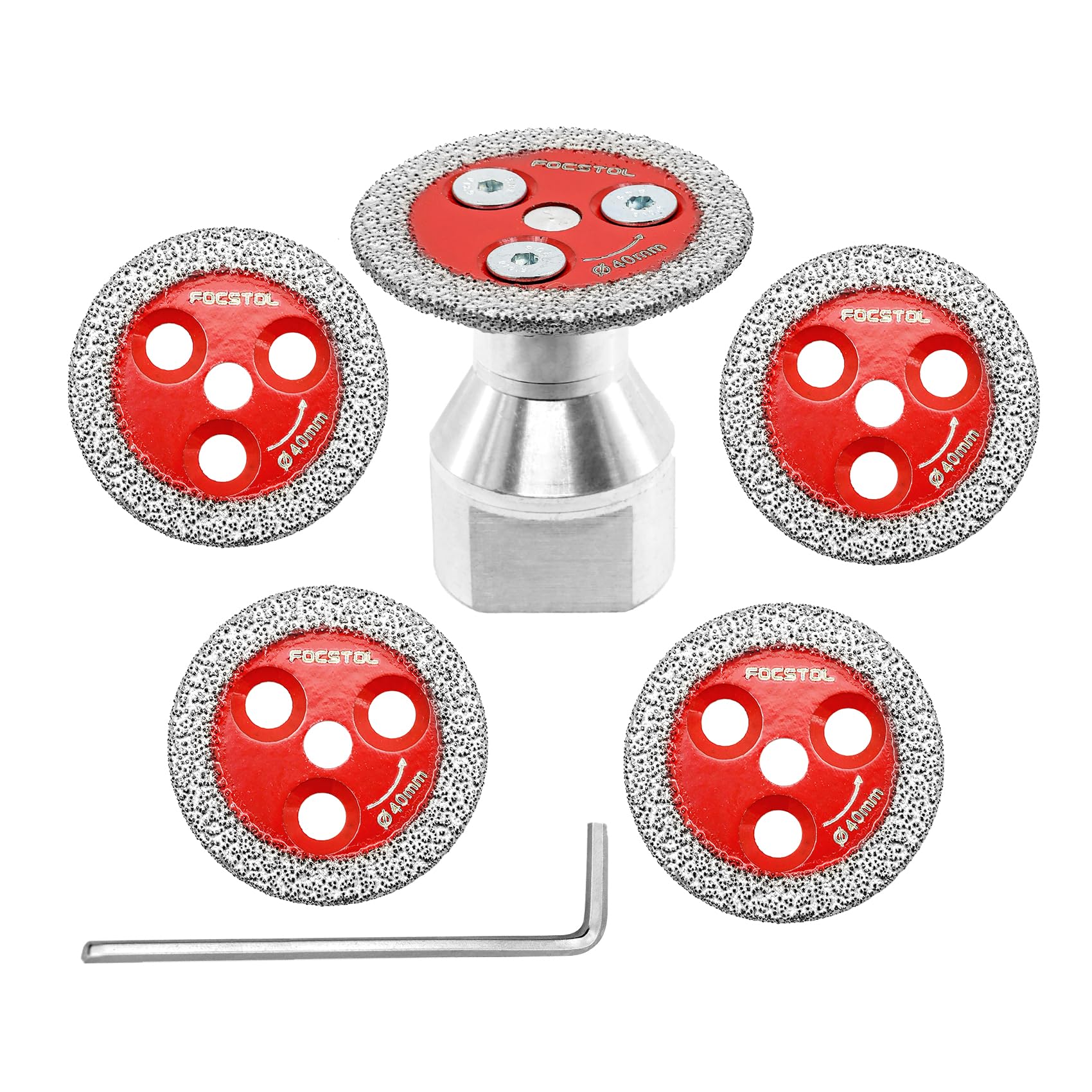 FOCSTOL mini diamond sawblade 40mm cutting disc for precise stone cuts