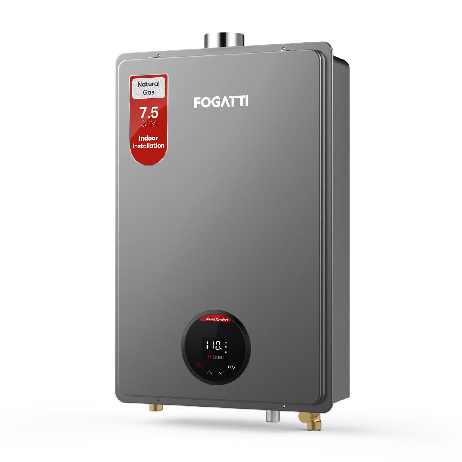 FOGATTI Instagas Comfort 170S indoor unit shows a compact design ideal for space-saving homes.