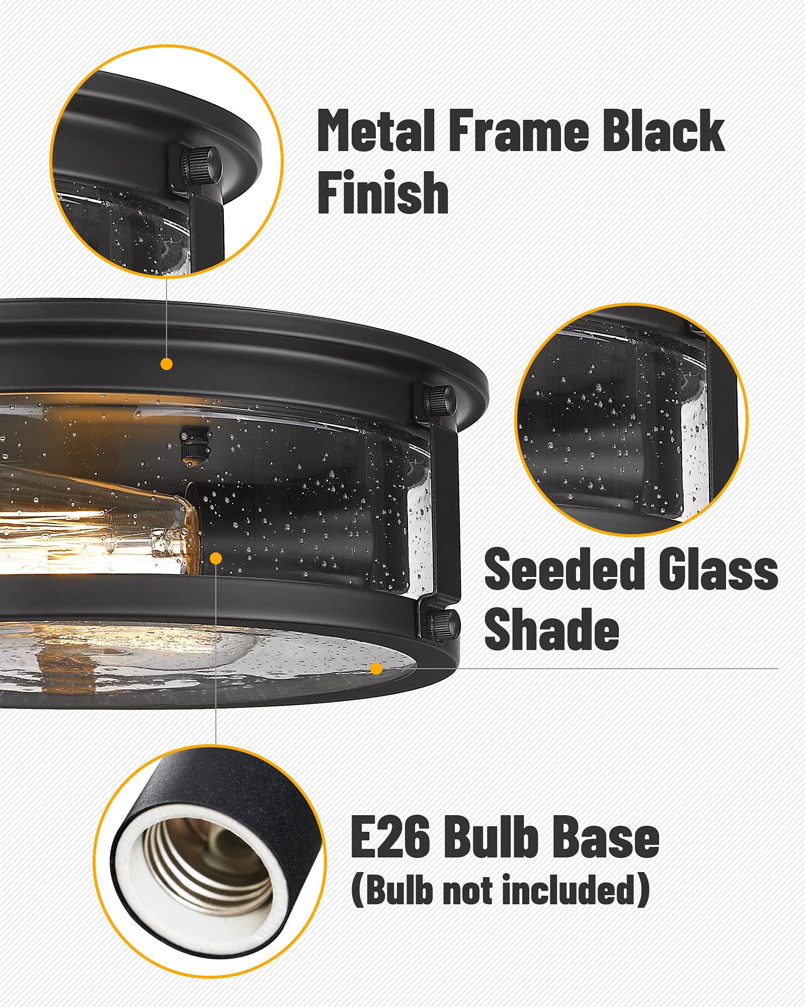 FOITTON ETL listed ceiling light for safe, reliable lighting