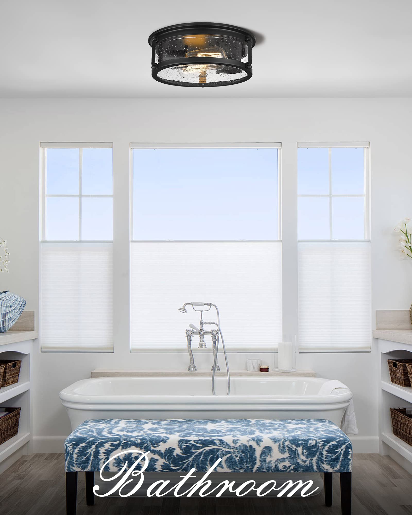 FOITTON seeded glass shade delivering soft glow