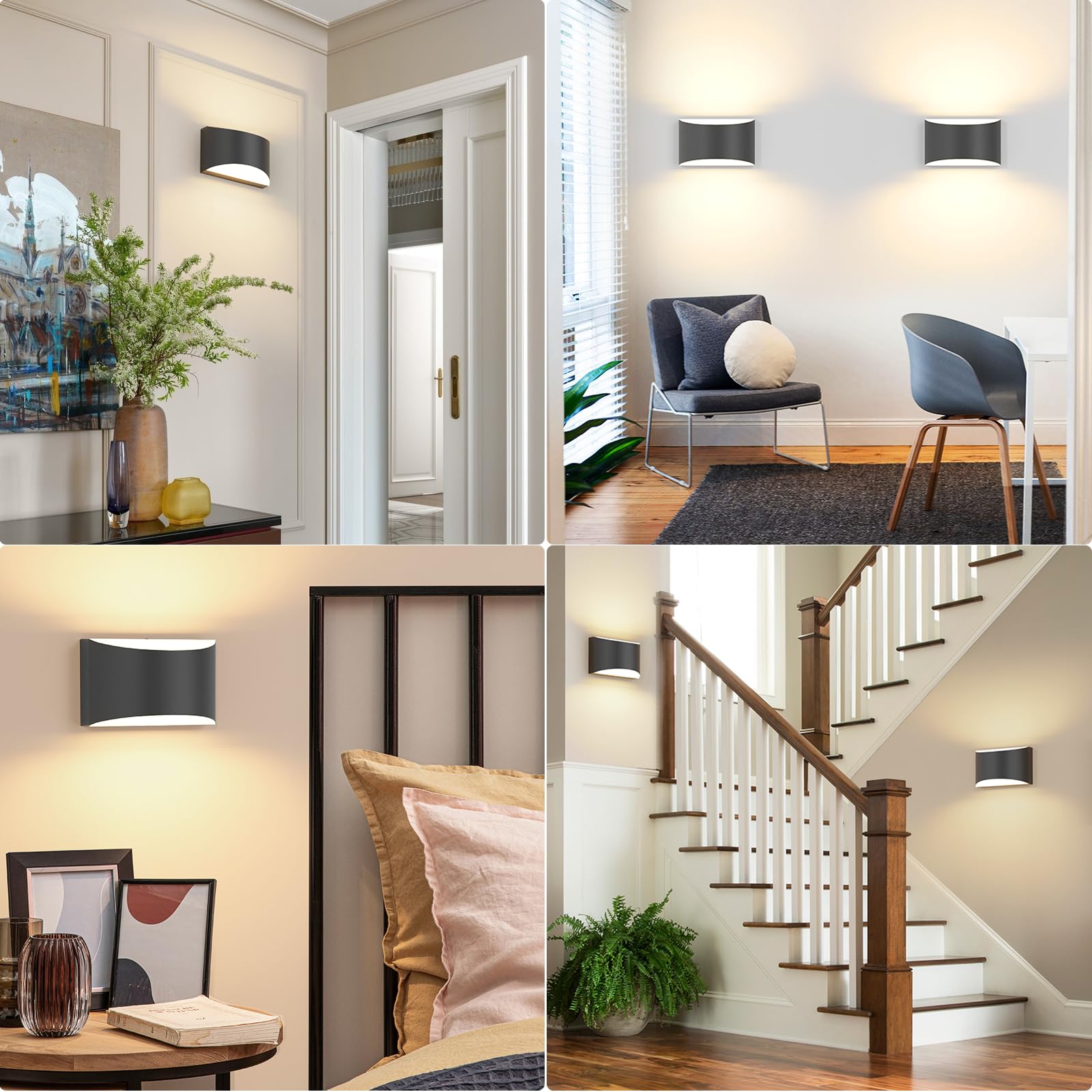 FOLKSMATE durable metal construction for long-lasting indoor lighting