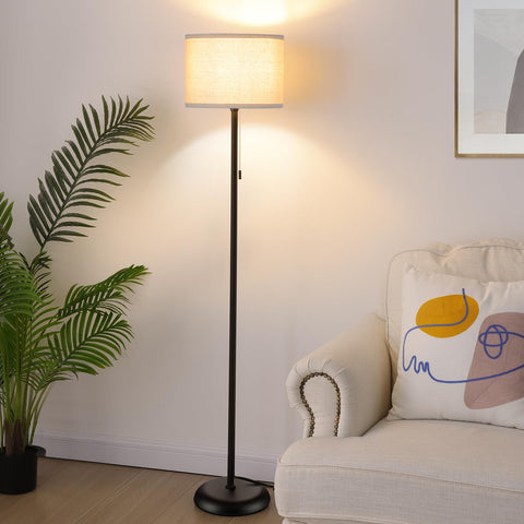 FOLKSMATE floor lamp pull chain for easy on/off control