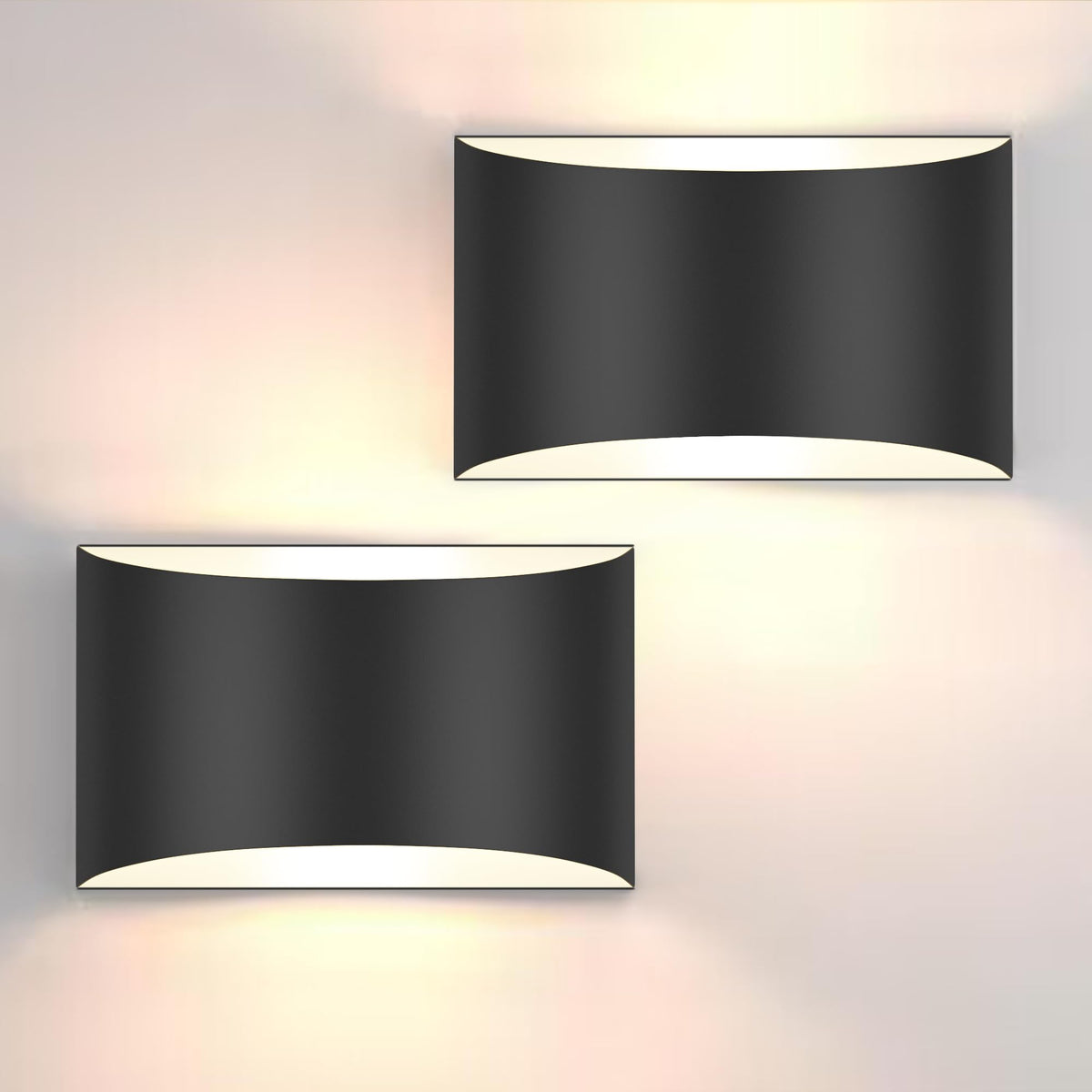 FOLKSMATE wall sconce with up-down lighting for hallway ambiance