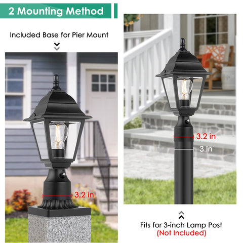 FOLKSMATE pier mount base and pole attachment for installation