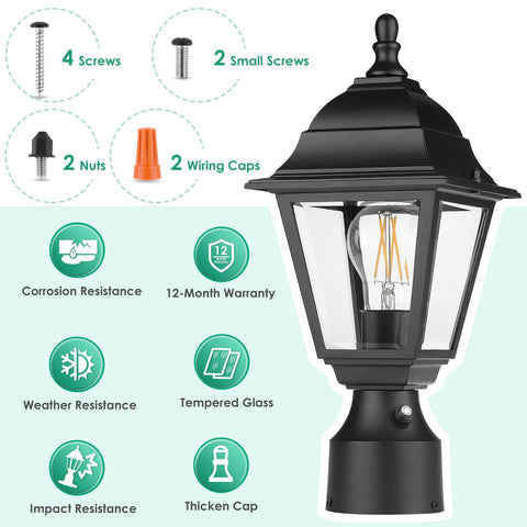 FOLKSMATE weather-resistant outdoor lamp ready for harsh weather