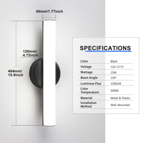 FOLKSMATE white extruded shade delivers clean lines with even light diffusion