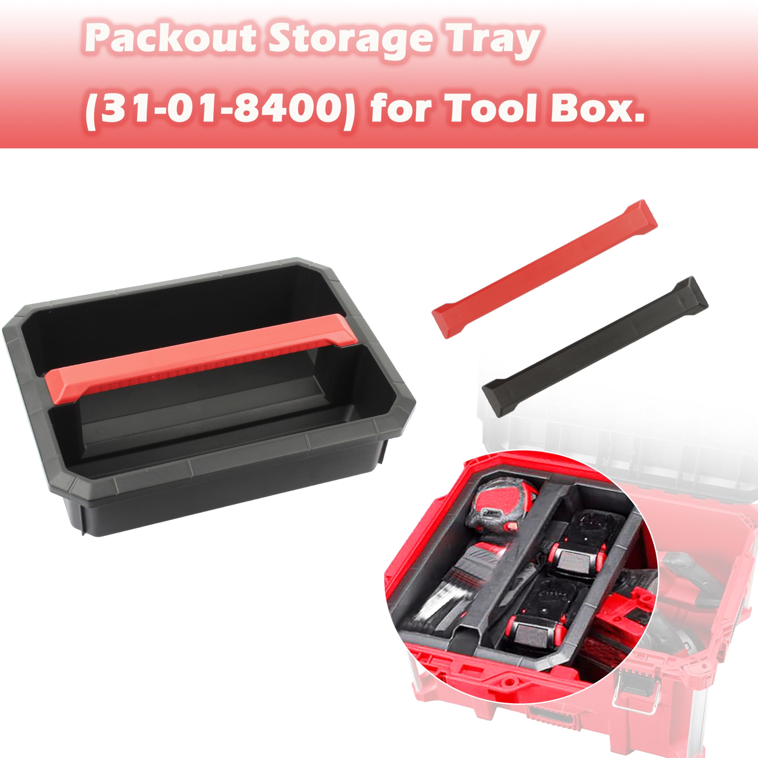 Follde Packout storage tray inside with tools, maximizing workspace efficiency.