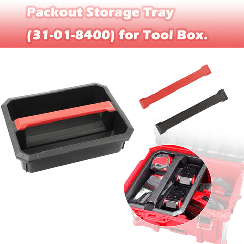Follde Packout storage tray inside with tools, maximizing workspace efficiency.
