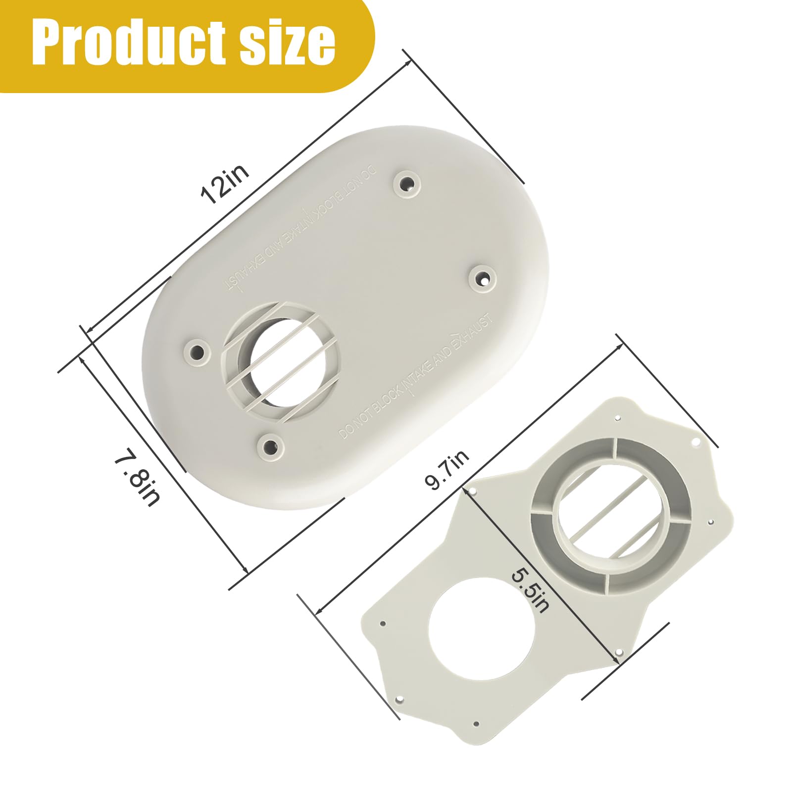 2-inch PVC/ABS vent compatibility enables efficient tankless system exhaust.