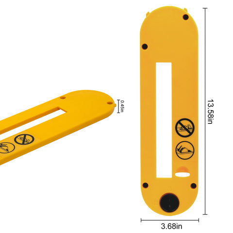 Folosem DWE7490-compatible throat plate aligned for smooth dado cuts