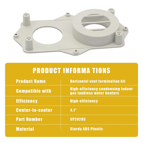 Conceals intake and exhaust pipes for neater exterior appearance with Folosem kit.