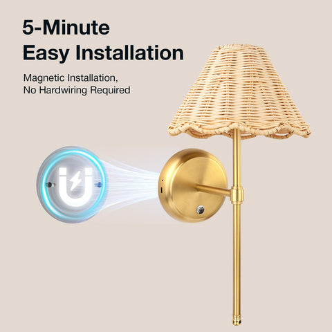 Folux magnetic bracket enables easy, tool-free installation on walls