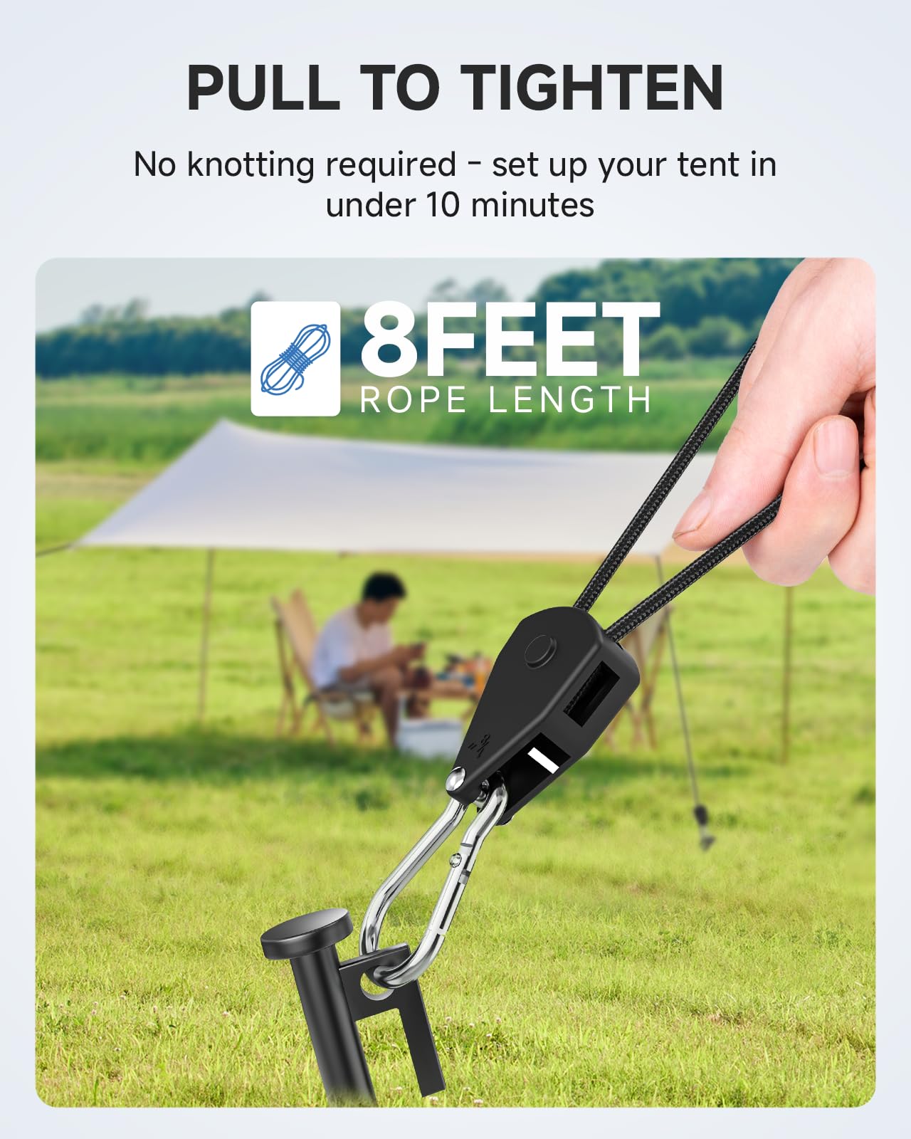 Fondwell reinforced metal hooks for durable grow light mounting
