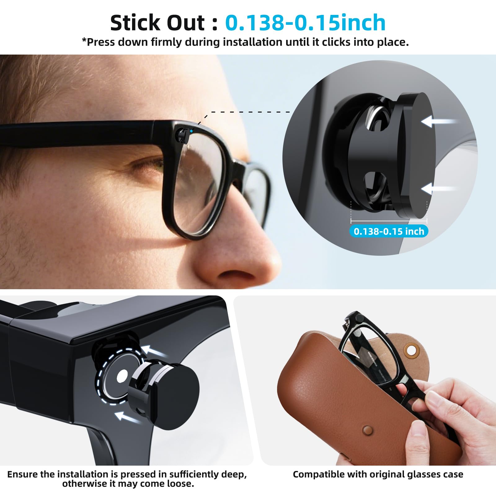 FONKEN light blocker with side-vent design blocks front light while letting side light through.