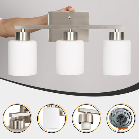FonmYim dimmable-capable setup with compatible bulbs for adjustable ambience