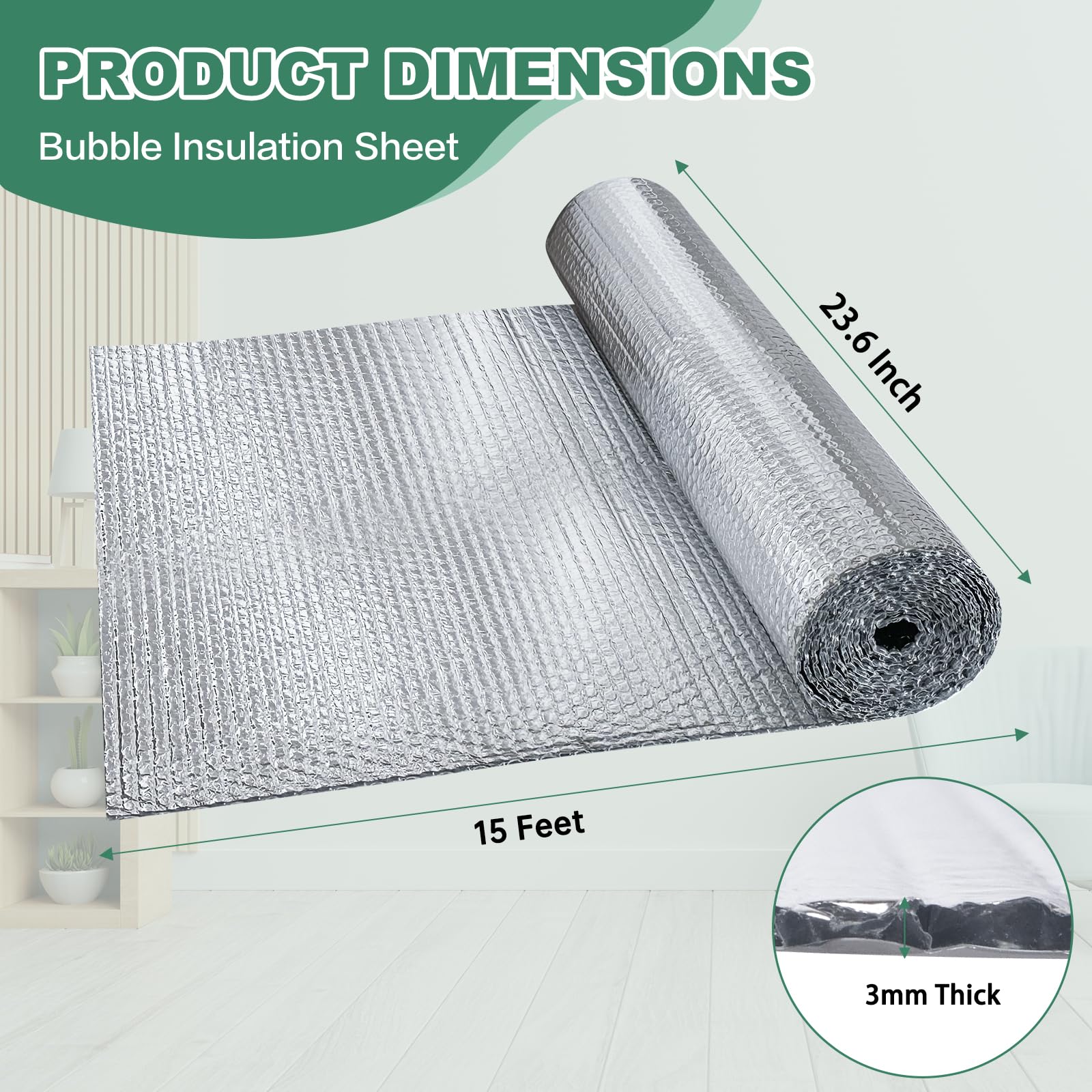 FONUNO easy cut insulation with tape for simple installation