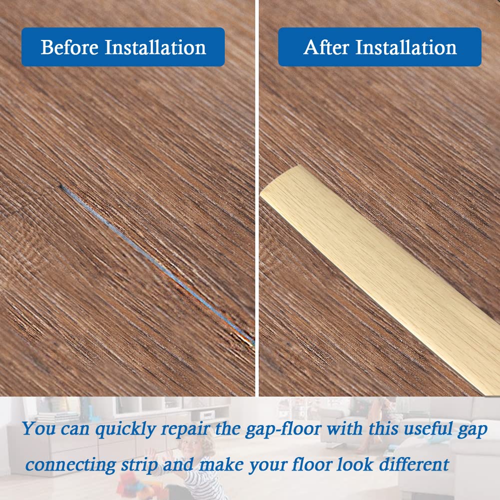 Self-adhesive FONUNO transition strip enabling quick gaps repair.