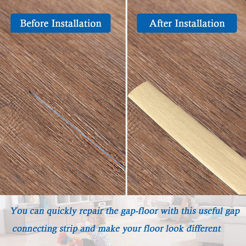 Self-adhesive FONUNO transition strip enabling quick gaps repair.