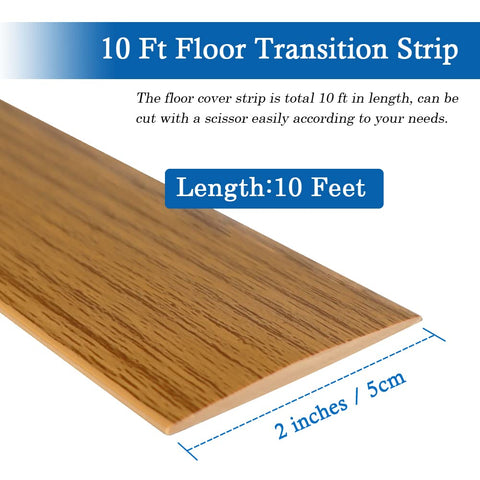 FONUNO 118-inch strip is durable and easy to trim to size.