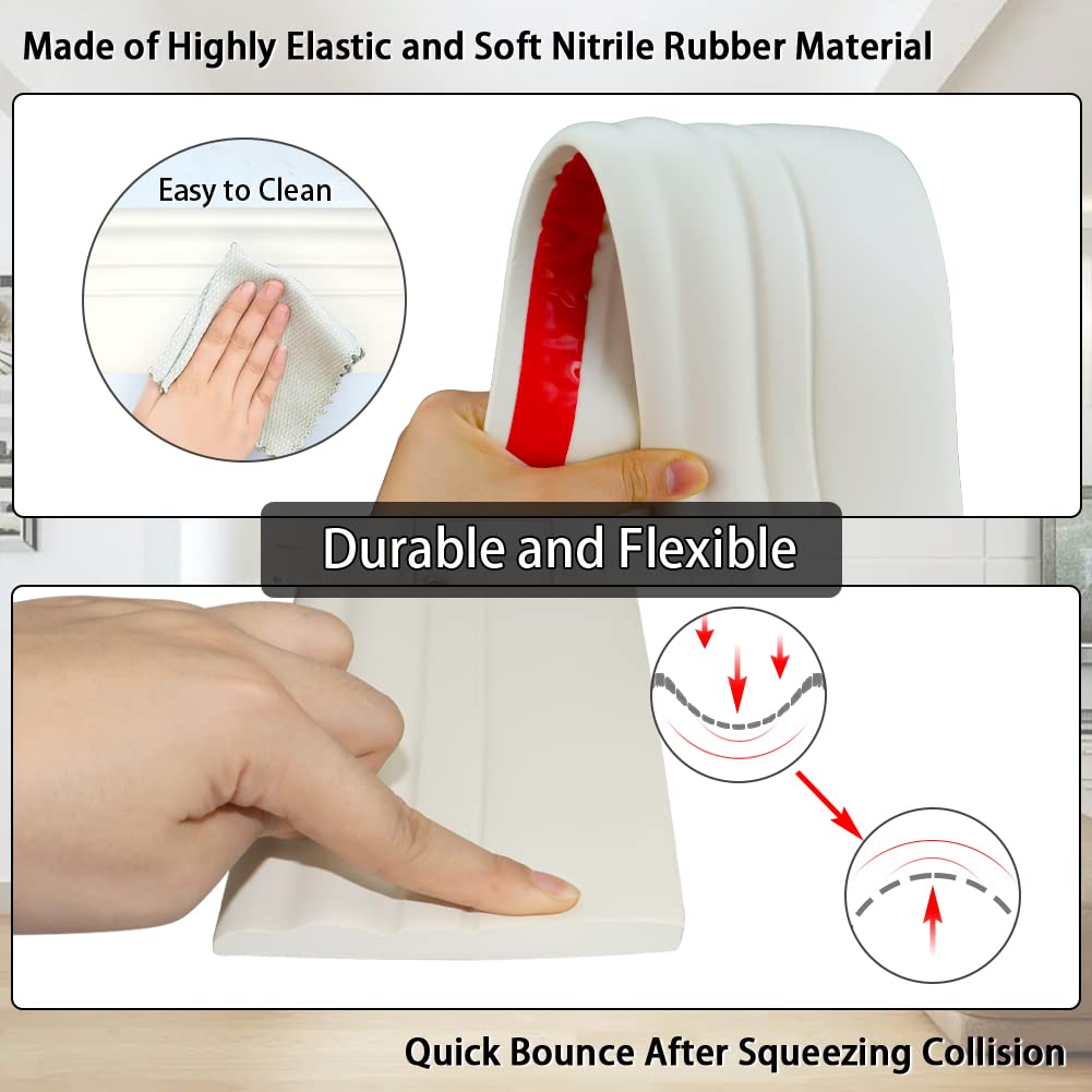 Fonuno peel-and-stick baseboard molding with strong adhesion