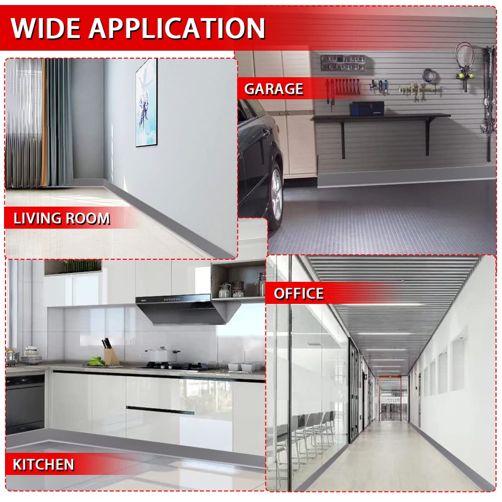 FONUNO adhesive-backed baseboard suitable for offices and classrooms.
