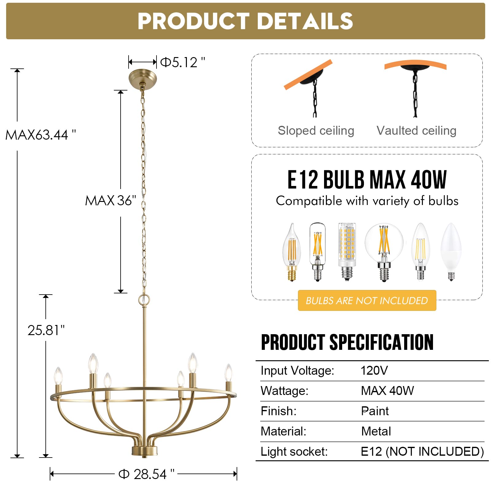 FookChak ETL-certified lighting fixture ensures safety and peace of mind.