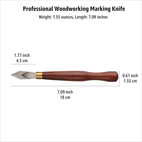 Ambidextrous design supports both left and right handed woodworking
