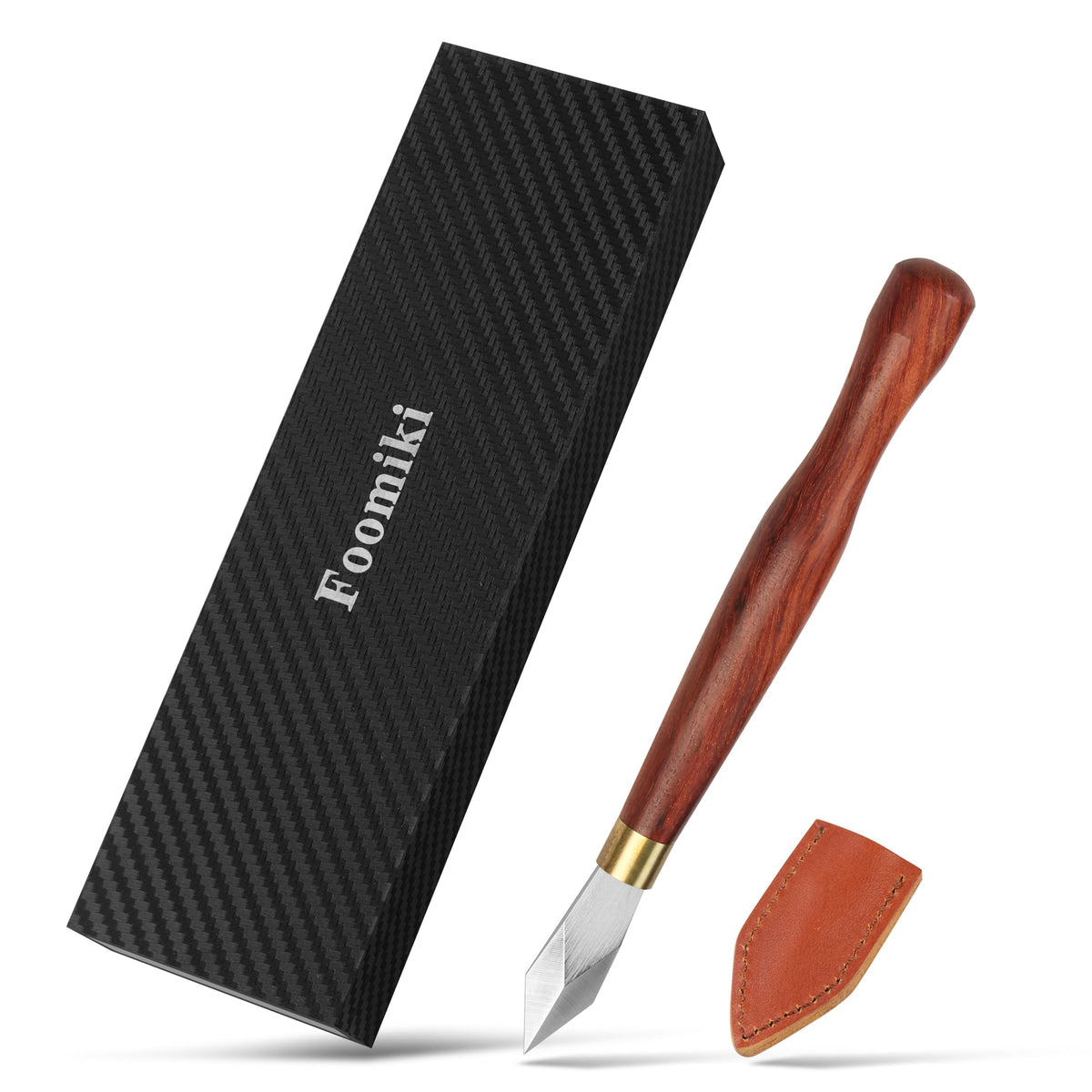 Foomiki marking knife blade close-up with a sharp edge for precise layout lines