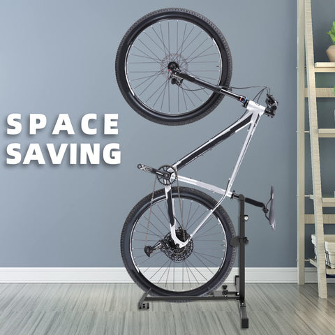 Foozet bike stand ideal for apartment or dorm storage spaces