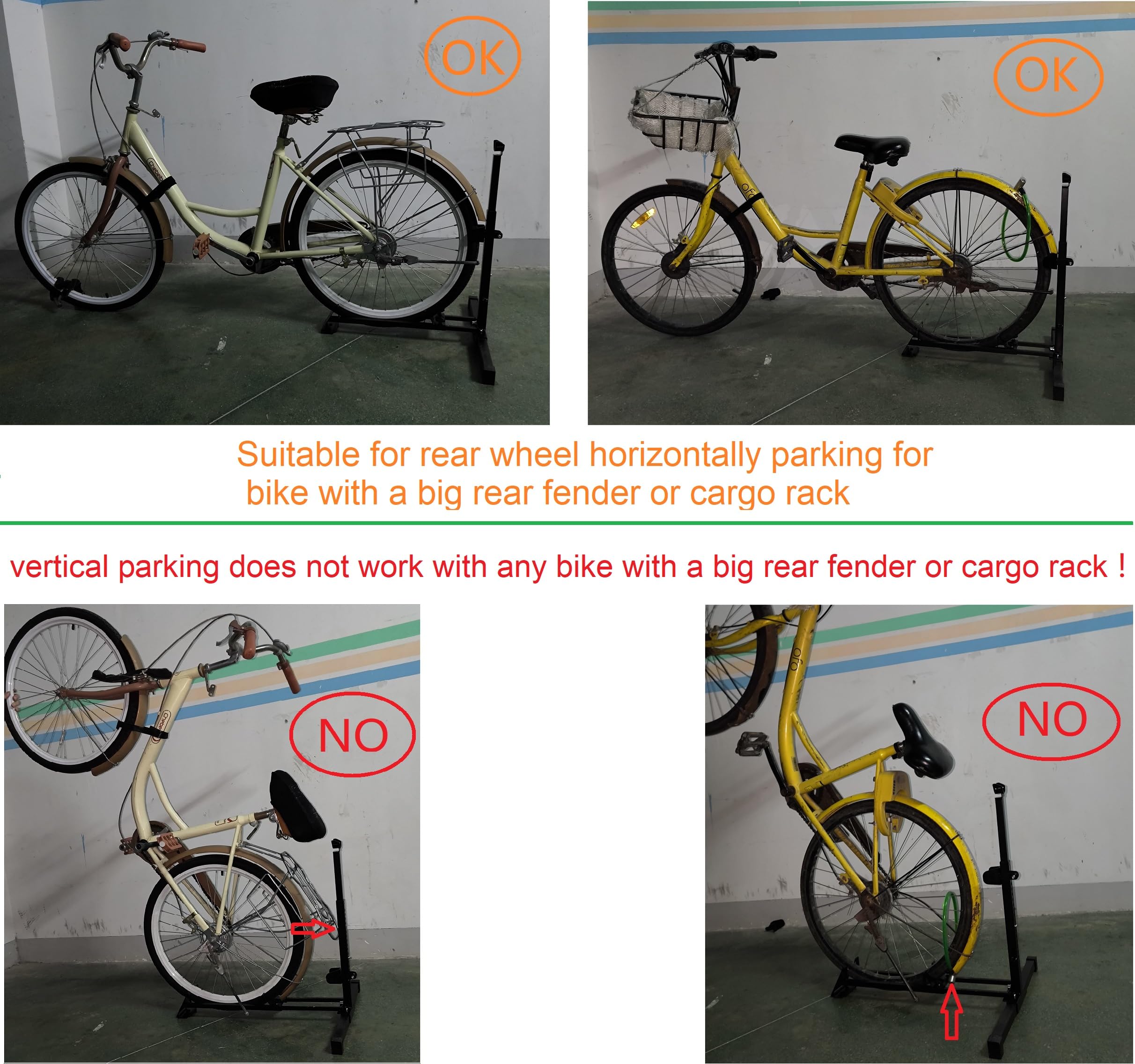 Foozet easy-assembly bike rack with tools included for quick setup