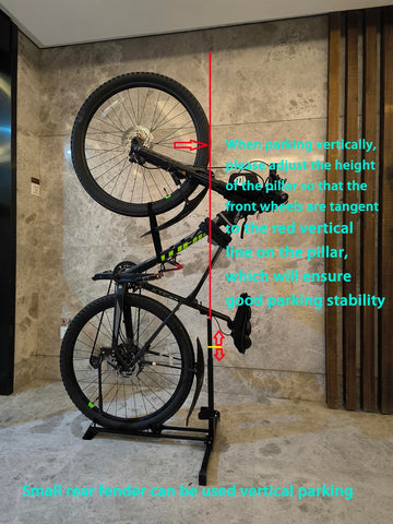 Foozet rear-wheel level parking keeps bikes stable and accessible