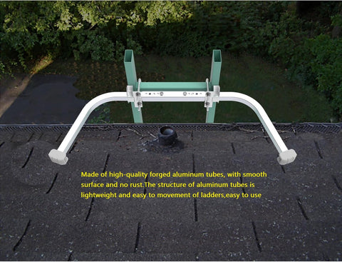 Foozet Ladder Stabilizer creamy rubber mat cushions contact and protects surfaces