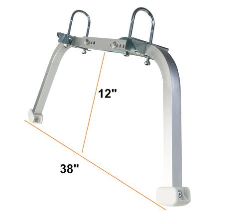 Foozet Ladder Stabilizer roof-access design supports roof edge work