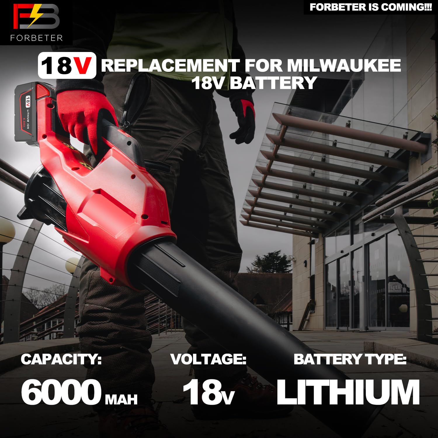 FORBETER 12-month warranty badge signals reliable support.