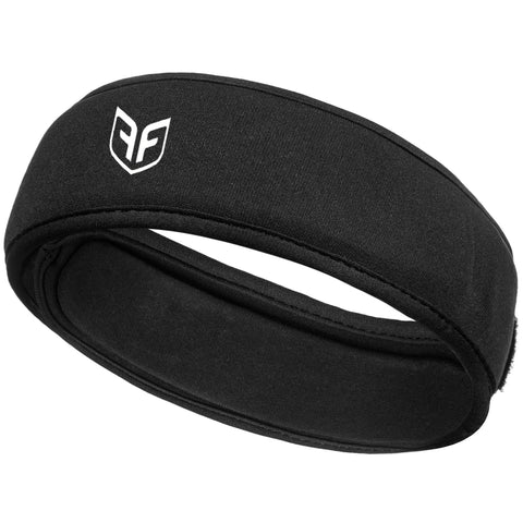 ForceField FF Ultra Protective Headgear in black, front view showing the streamlined shell for impact protection