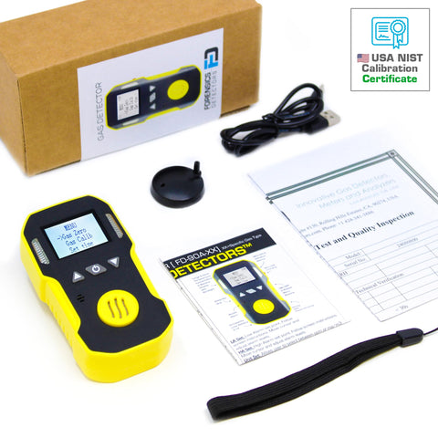 FORENSICS DETECTORS FD CO meter rugged shell resists dust and water.